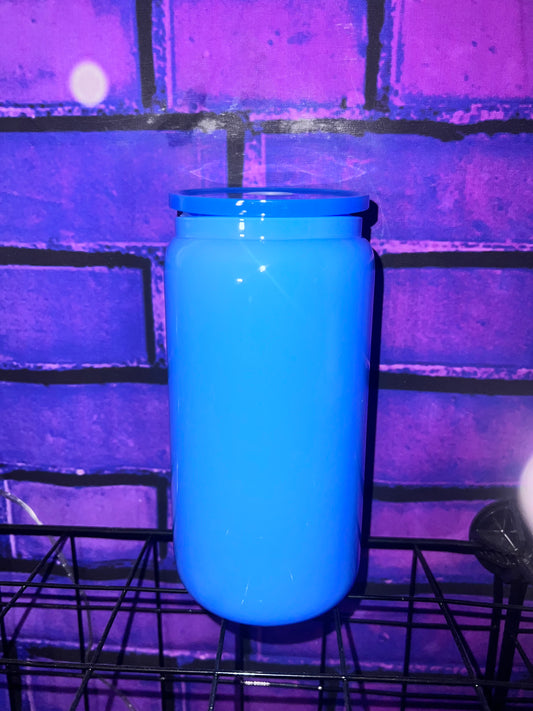 16oz NEON BLUE